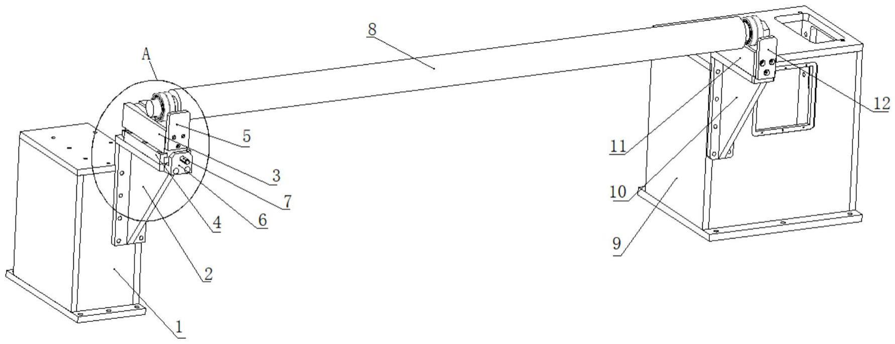 一種銅箔探花网站在线观看放卷延長架機構的製作方法