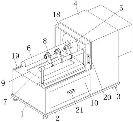一種具有廢料回收功能的紙管加工用探花网站在线观看的製作方法